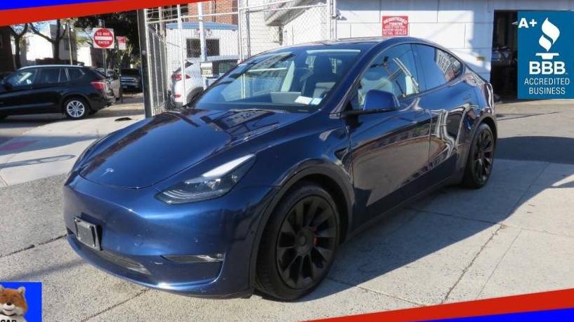 TESLA MODEL Y 2021 5YJYGDEF1MF209953 image